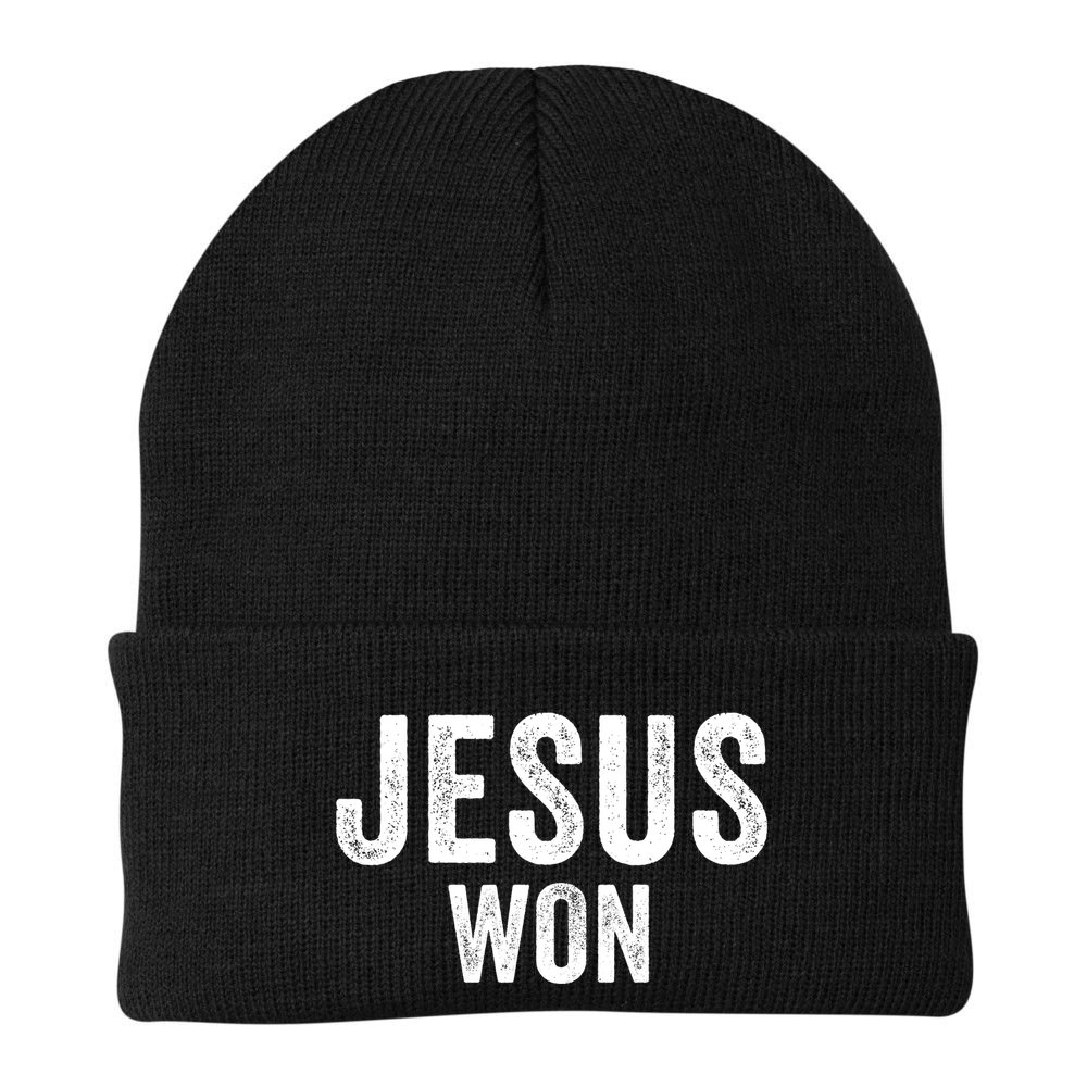 Jesus Won Beanie
