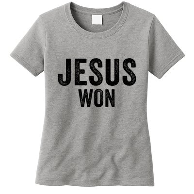Jesus Won Womens T-Shirt