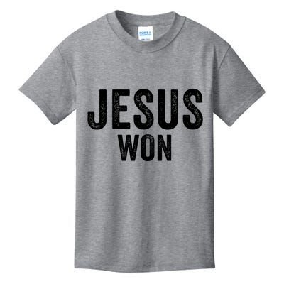 Jesus Won Kids T-Shirt
