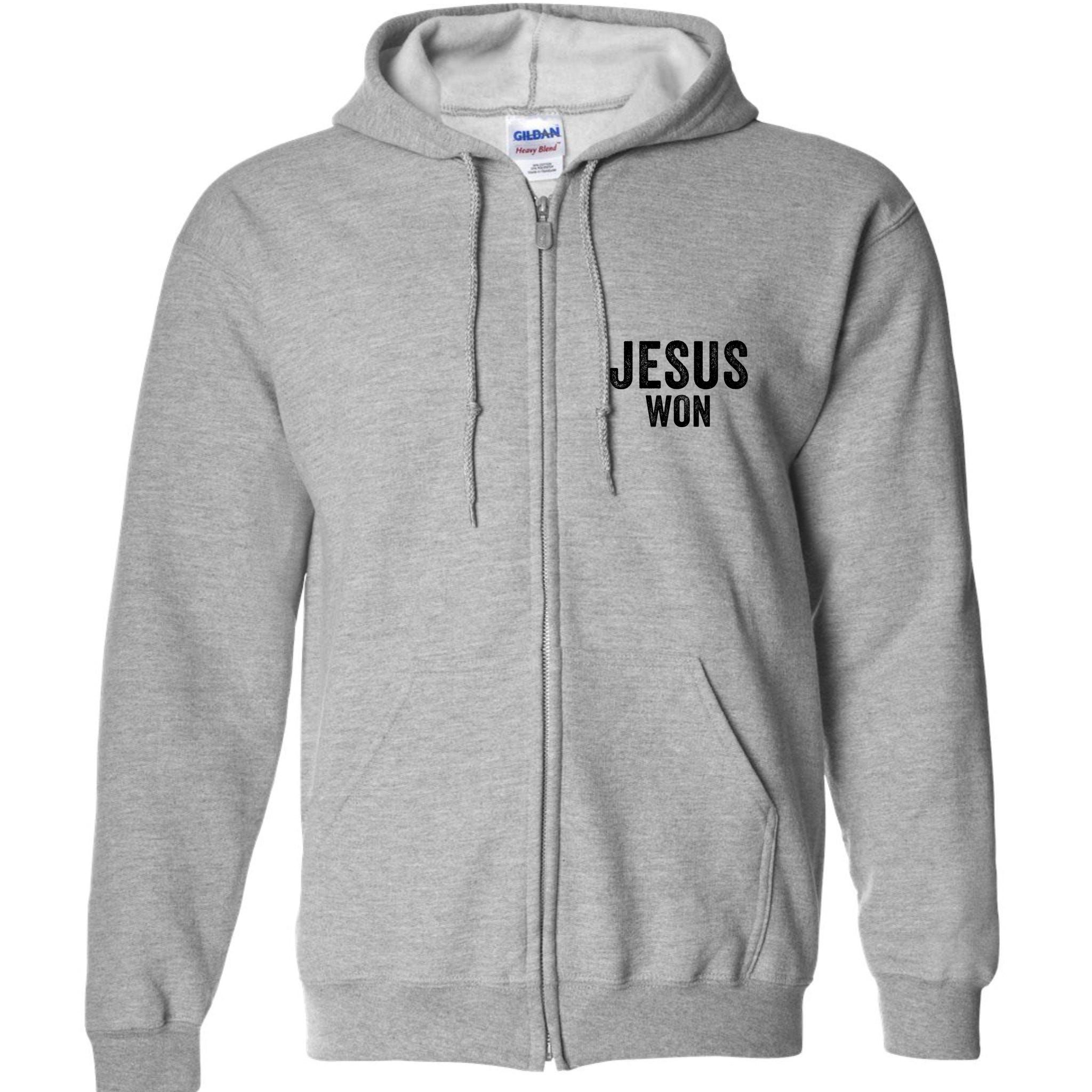 Jesus Won Full Zip Hoodie