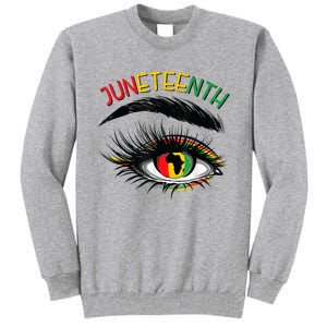 Juneteenth Women Juneteenth Shirts African American Tall Sweatshirt