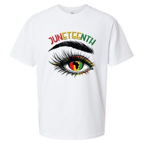 Juneteenth Women Juneteenth Shirts African American Sueded Cloud Jersey T-Shirt