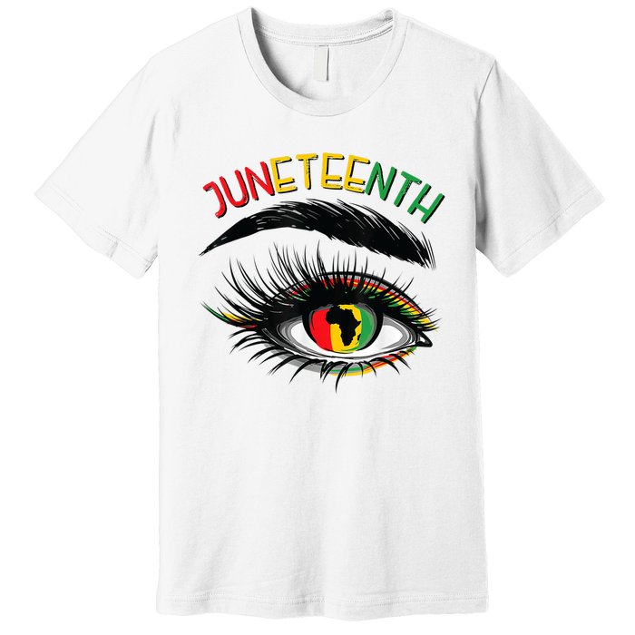 Juneteenth Women Juneteenth Shirts African American Premium T-Shirt