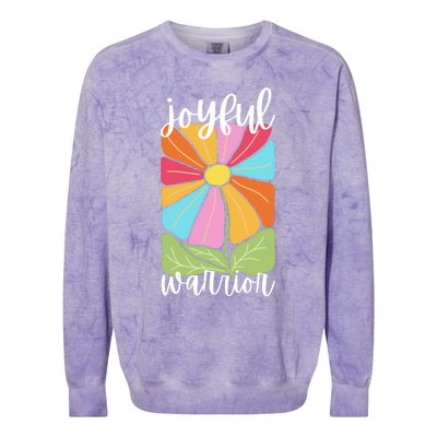 Joyful Warrior Colorblast Crewneck Sweatshirt