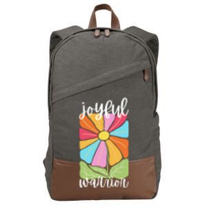 Joyful Warrior Cotton Canvas Backpack