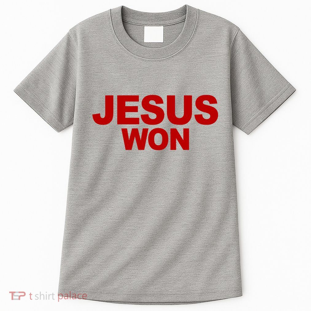 Jesus Won Tall T-Shirt