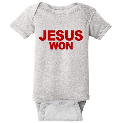 Jesus Won Baby Bodysuit