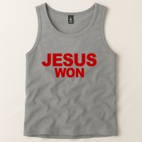 Jesus Won Tank Top