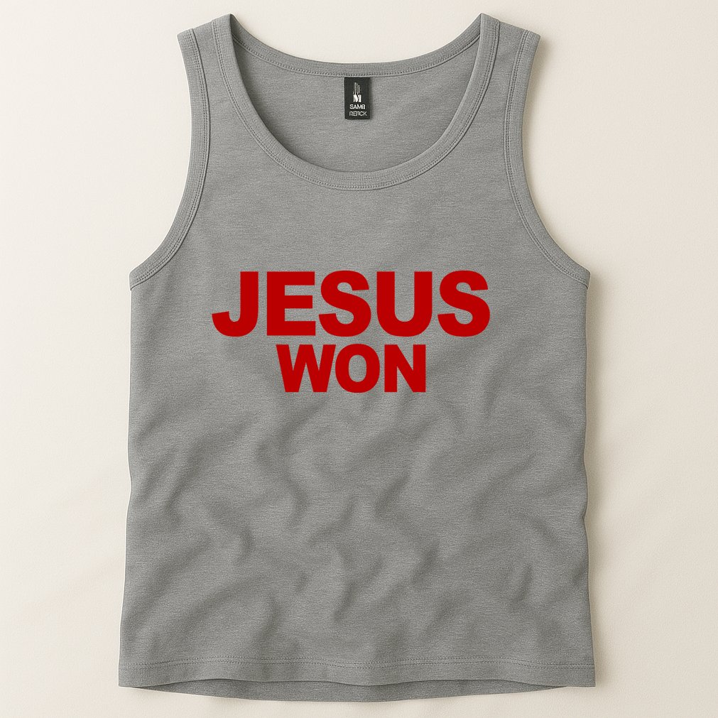 Jesus Won Tank Top