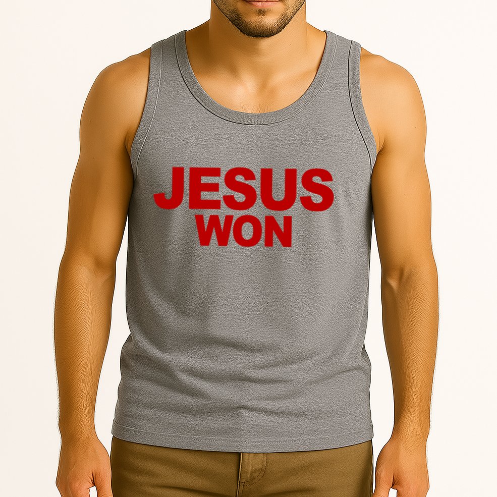 Jesus Won Tank Top