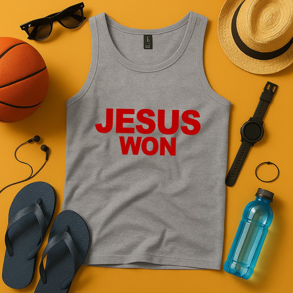 Jesus Won Tank Top