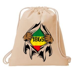 Juneteenth Women Juneteenth Shirts African American Drawstring Bag