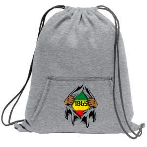 Juneteenth Women Juneteenth Shirts African American Sweatshirt Cinch Pack Bag