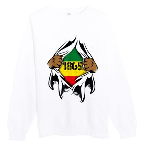 Juneteenth Women Juneteenth Shirts African American Premium Crewneck Sweatshirt