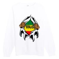 Juneteenth Women Juneteenth Shirts African American Premium Crewneck Sweatshirt