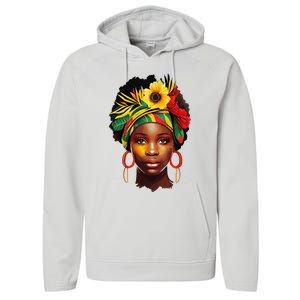 Juneteenth Women Juneteenth Shirts African American Performance Fleece Hoodie