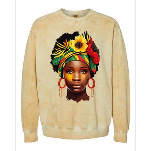 Juneteenth Women Juneteenth Shirts African American Colorblast Crewneck Sweatshirt