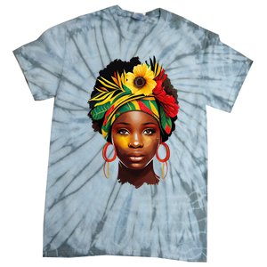 Juneteenth Women Juneteenth Shirts African American Tie-Dye T-Shirt