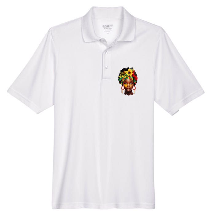 Juneteenth Women Juneteenth Shirts African American Men's Origin Performance Pique Polo