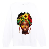 Juneteenth Women Juneteenth Shirts African American Premium Crewneck Sweatshirt