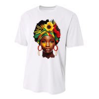 Juneteenth Women Juneteenth Shirts African American Performance Sprint T-Shirt