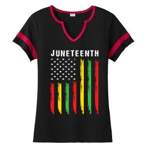 Juneteenth Women Juneteenth Shirts African American Ladies Halftime Notch Neck Tee