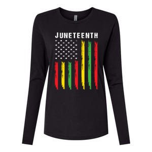 Juneteenth Women Juneteenth Shirts African American Womens Cotton Relaxed Long Sleeve T-Shirt