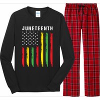 Juneteenth Women Juneteenth Shirts African American Long Sleeve Pajama Set