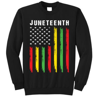 Juneteenth Women Juneteenth Shirts African American Tall Sweatshirt
