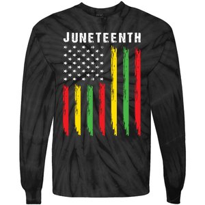 Juneteenth Women Juneteenth Shirts African American Tie-Dye Long Sleeve Shirt