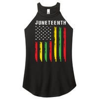 Juneteenth Women Juneteenth Shirts African American Women's Perfect Tri Rocker Tank