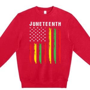 Juneteenth Women Juneteenth Shirts African American Premium Crewneck Sweatshirt