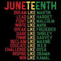 Juneteenth Women Juneteenth Shirts African American V-Neck T-Shirt