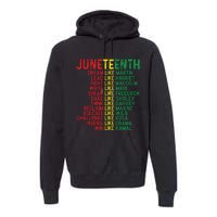 Juneteenth Women Juneteenth Shirts African American Premium Hoodie