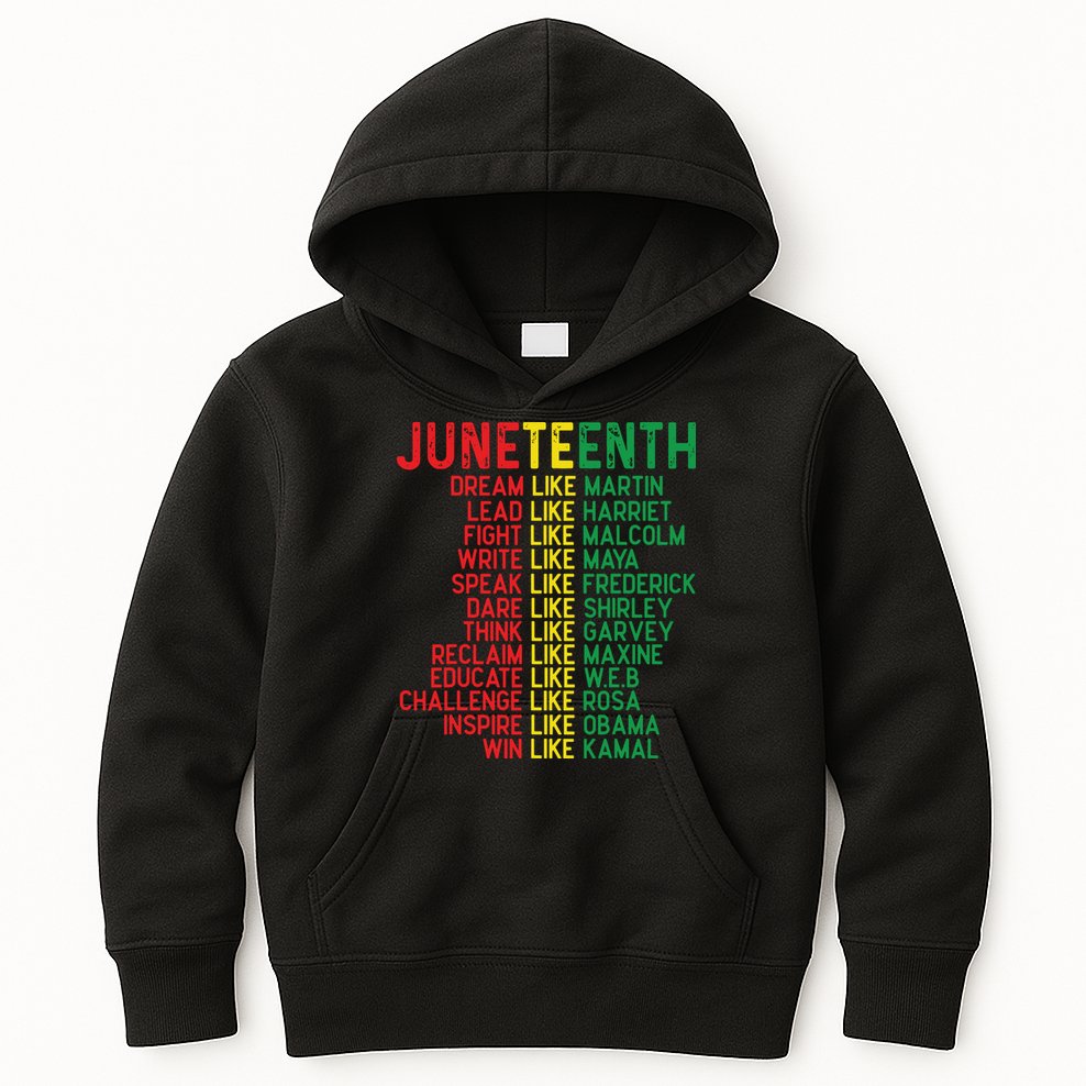 Juneteenth Women Juneteenth Shirts African American Kids Hoodie