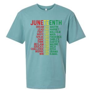 Juneteenth Women Juneteenth Shirts African American Sueded Cloud Jersey T-Shirt