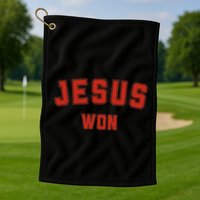 Jesus Won Golf Towel