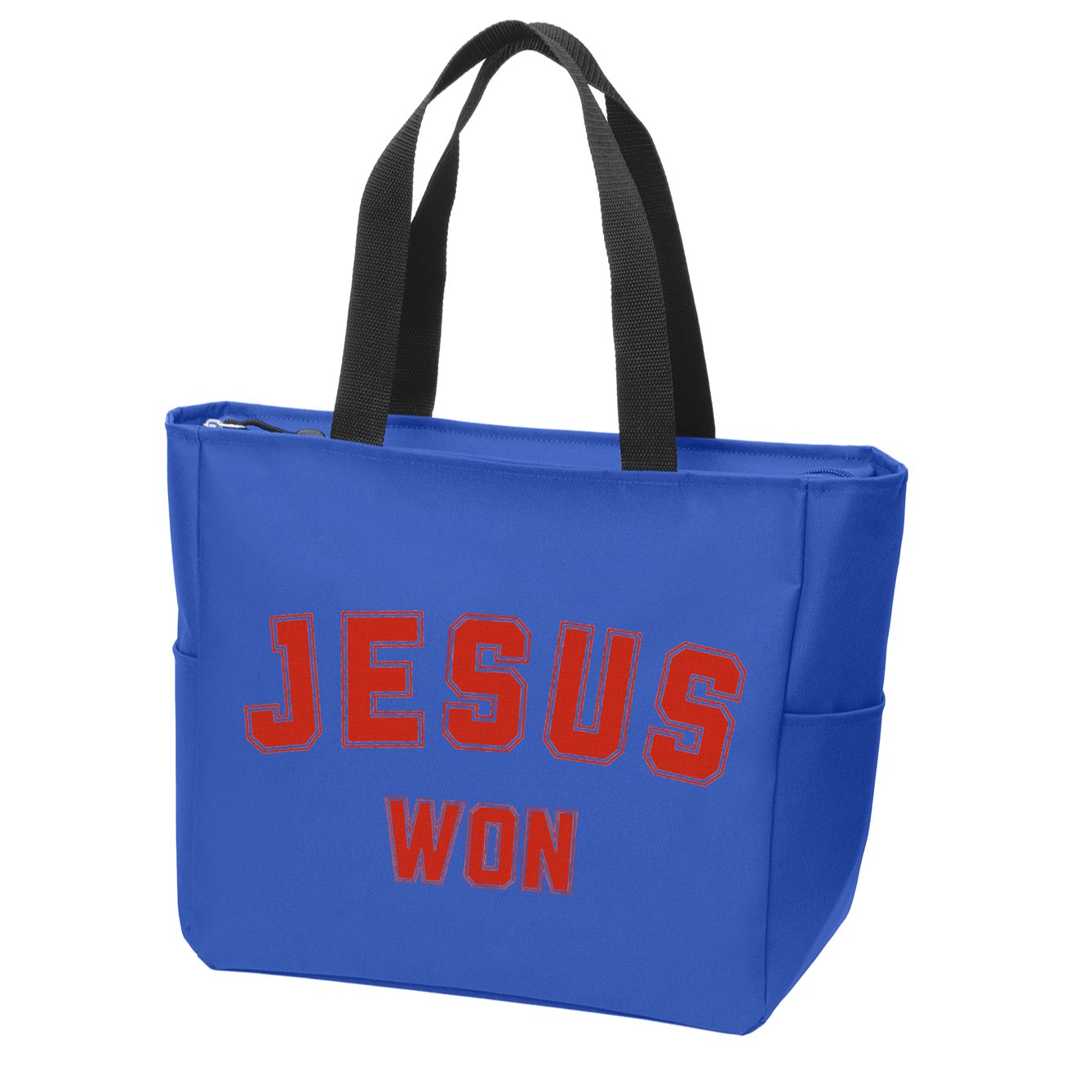 Jesus Won Zip Tote Bag