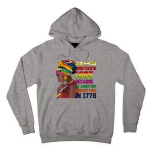 Juneteenth Women Juneteenth Shirts African American Tall Hoodie