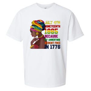 Juneteenth Women Juneteenth Shirts African American Sueded Cloud Jersey T-Shirt