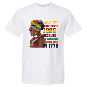 Juneteenth Women Juneteenth Shirts African American Garment-Dyed Heavyweight T-Shirt