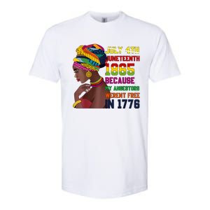 Juneteenth Women Juneteenth Shirts African American Softstyle CVC T-Shirt