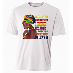 Juneteenth Women Juneteenth Shirts African American Cooling Performance Crew T-Shirt