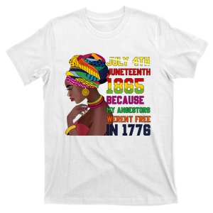 Juneteenth Women Juneteenth Shirts African American T-Shirt