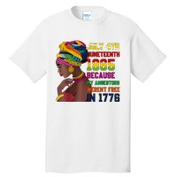 Juneteenth Women Juneteenth Shirts African American Tall T-Shirt