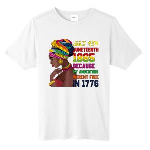 Juneteenth Women Juneteenth Shirts African American Tall Fusion ChromaSoft Performance T-Shirt