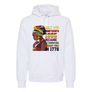 Juneteenth Women Juneteenth Shirts African American Premium Hoodie