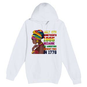 Juneteenth Women Juneteenth Shirts African American Premium Pullover Hoodie