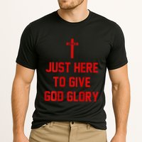 Jesus Won Just Here To Give God Glory Ohio Pride Cooling Performance Crew T-Shirt