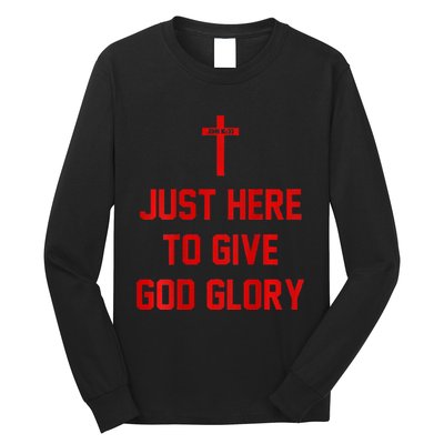 Jesus Won Just Here To Give God Glory Ohio Pride Long Sleeve Shirt